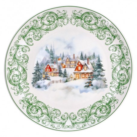 PIATTO PANETTONE 30 CM WINTER'S DREAM