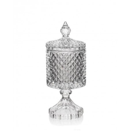 POTICHE IN VETRO VENUS H 23 CM