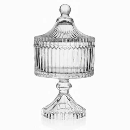 POTICHE IN VETRO RADIUS H 18CM