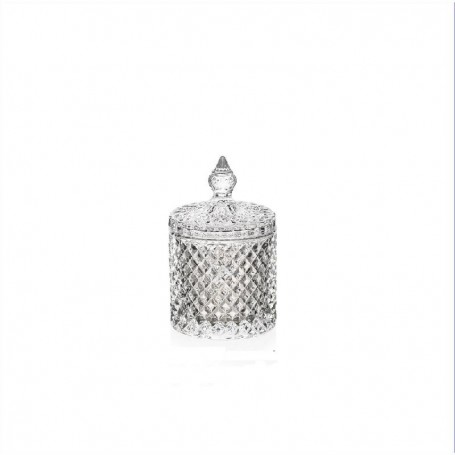 POTICHE IN VETRO VENUS H 14 CM