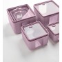 SET 3CONTENITORI ERMETICI PEEK BOX MAUVE