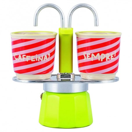 CAFFETTIERA + 2 TAZZINE MORE AMOR