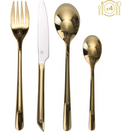 LAGUIOLE SERVIZIO POSATE 16PZ ORO