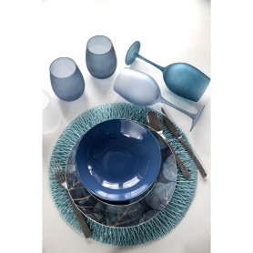 VILLA D'ESTE 6 CALICI FROSTED BLUE DREAM